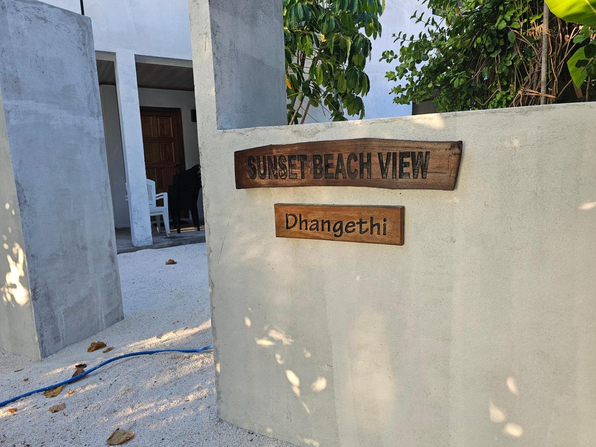 Sunset Beach View Dhangethi Exterior foto